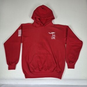 Men's Red Hoodie Sweater